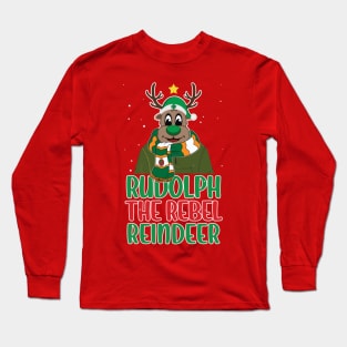 Rudolph The Rebel Reindeer Long Sleeve T-Shirt